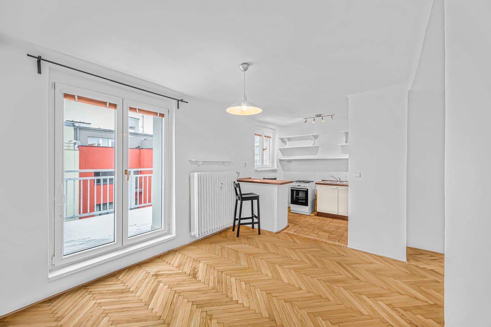 1 bedroom with open-plan kitchen flat to rent, 45 m², Mládeže, Prague, Prague 1 bedroom with open-plan kitchen flat to rent, 45 m², Mládeže, Prague, Prague