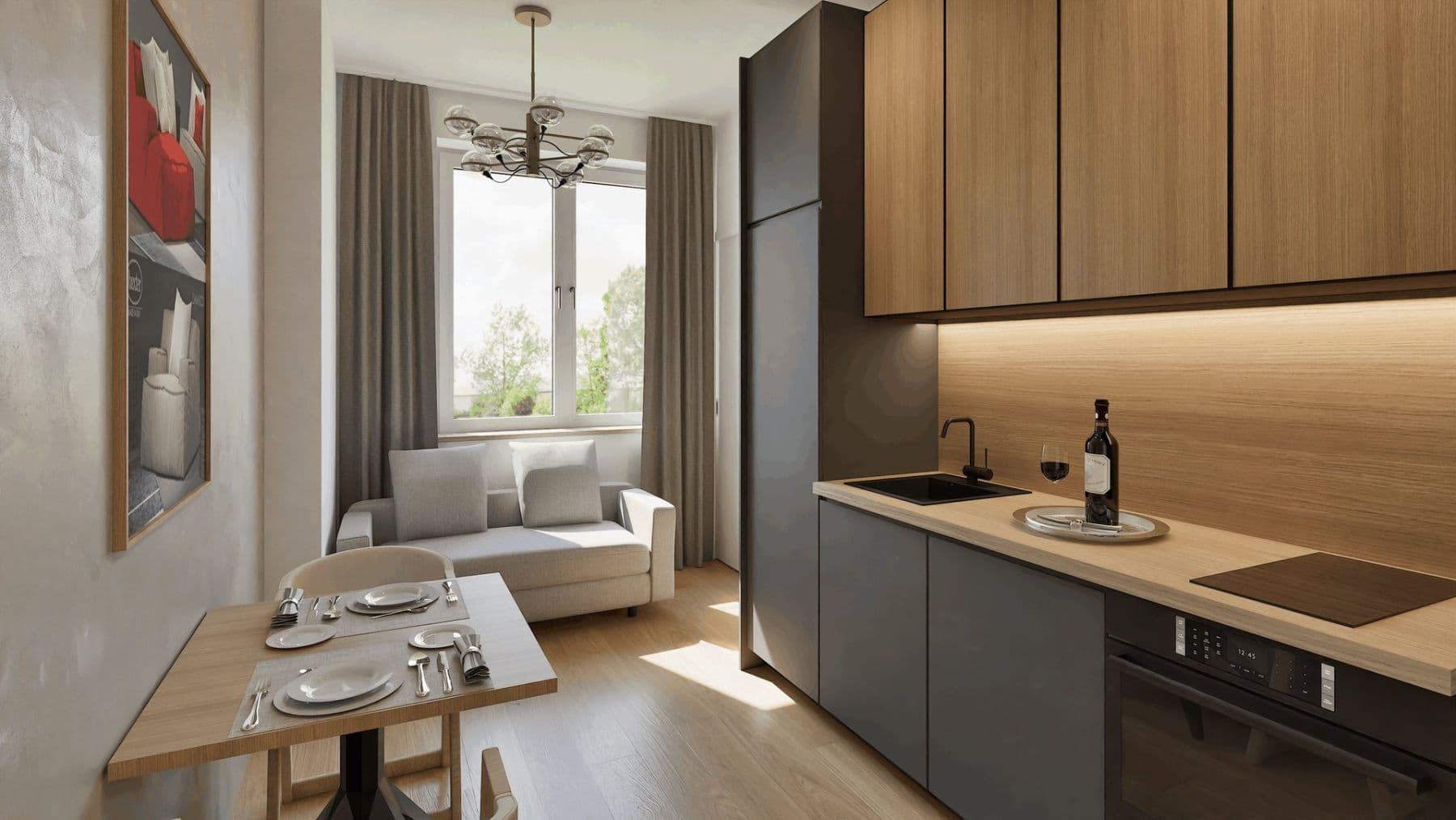 1 bedroom with open-plan kitchen flat for sale, 44 m², Nad Kajetánkou, Prague, Prague 1 bedroom with open-plan kitchen flat for sale, 44 m², Nad Kajetánkou, Prague, Prague