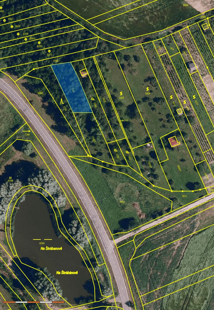 plot for sale, 1,337 m², Bošovice, Jihomoravský Region plot for sale, 1,337 m², Bošovice, Jihomoravský Region