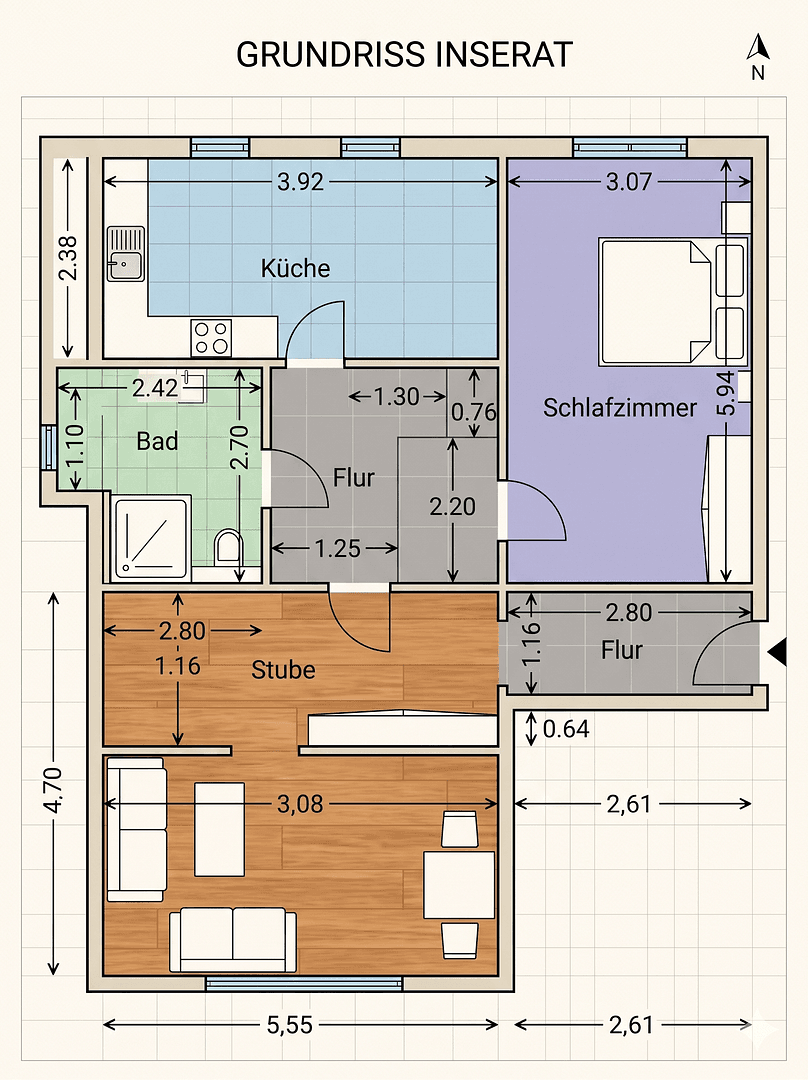2 bedroom flat to rent, 68 m², Fischstraße 18, Naumburg (Saale), Saxony-Anhalt 2 bedroom flat to rent, 68 m², Fischstraße 18, Naumburg (Saale), Saxony-Anhalt