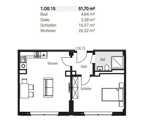 2 bedroom flat to rent, 52 m², Steinbühler Str. 4-6, Nürnberg, Bavaria 2 bedroom flat to rent, 52 m², Steinbühler Str. 4-6, Nürnberg, Bavaria