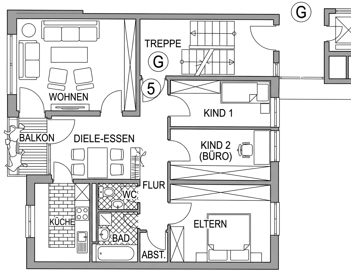 3 bedroom with open-plan kitchen flat for sale, 79 m², Am Käppele 22, Laupheim, Baden-Württemberg 3 bedroom with open-plan kitchen flat for sale, 79 m², Am Käppele 22, Laupheim, Baden-Württemberg