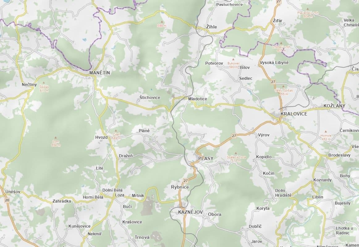 plot for sale, 8,170 m², Mladotice, Plzeňský Region plot for sale, 8,170 m², Mladotice, Plzeňský Region