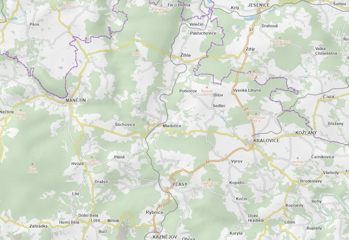 plot for sale, 7,342 m², Mladotice, Plzeňský Region plot for sale, 7,342 m², Mladotice, Plzeňský Region
