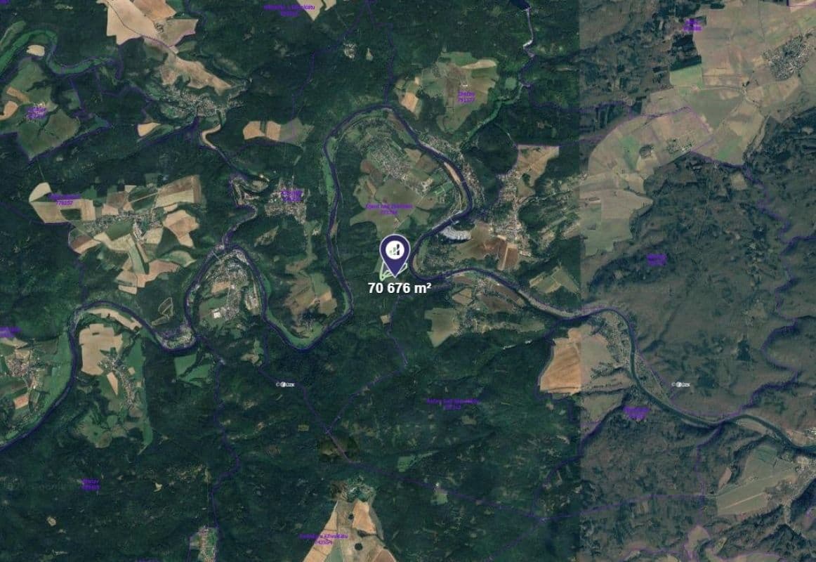 plot for sale, 70,676 m², Zbečno, Středočeský Region plot for sale, 70,676 m², Zbečno, Středočeský Region