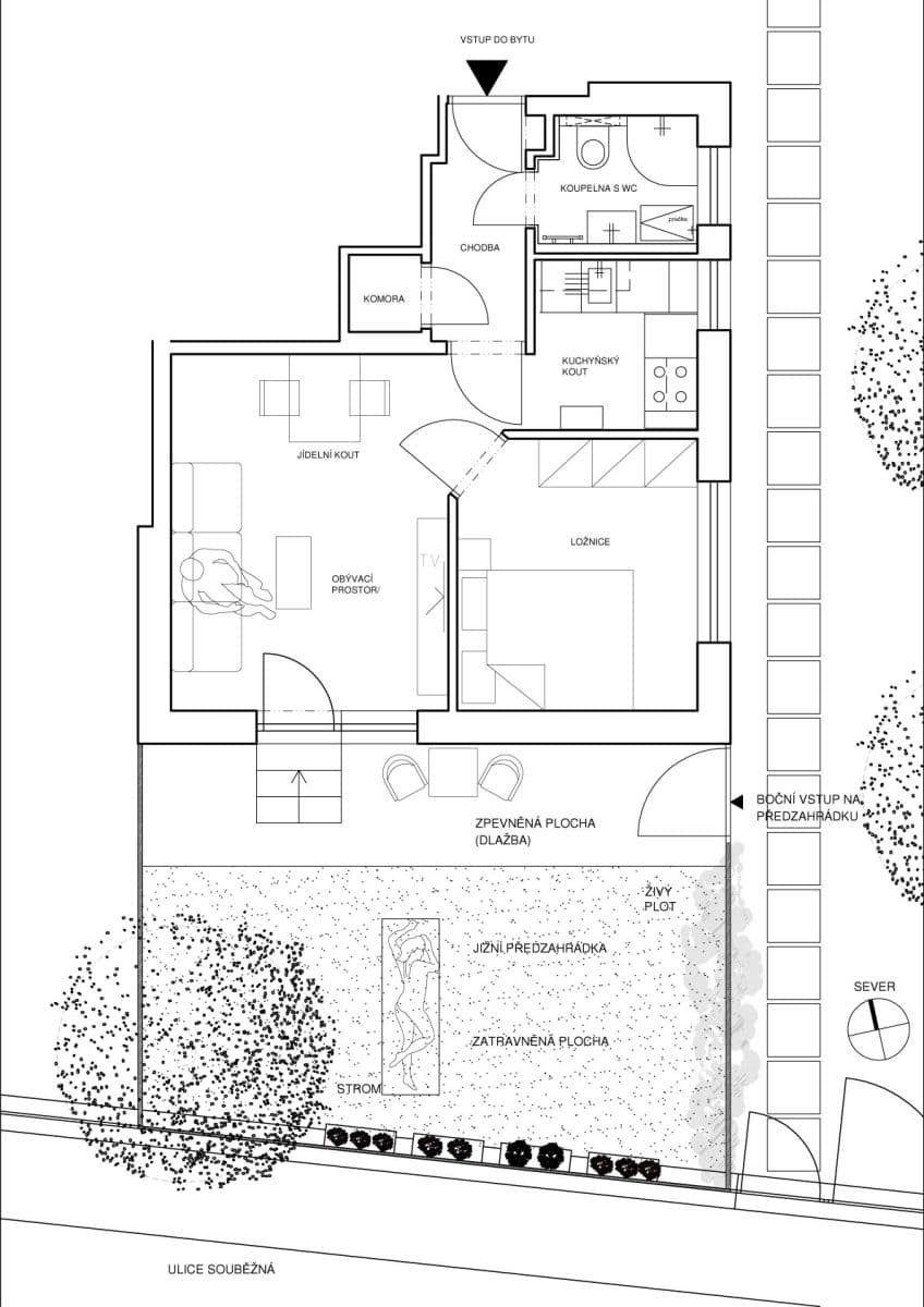 1 bedroom with open-plan kitchen flat to rent, 32 m², Souběžná, Hostivice, Středočeský Region 1 bedroom with open-plan kitchen flat to rent, 32 m², Souběžná, Hostivice, Středočeský Region