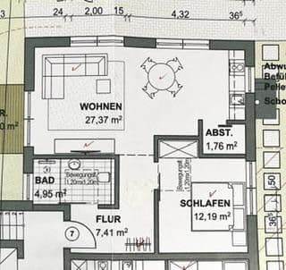 2 bedroom flat to rent, 56 m², Heilbronn, Baden-Württemberg 2 bedroom flat to rent, 56 m², Heilbronn, Baden-Württemberg