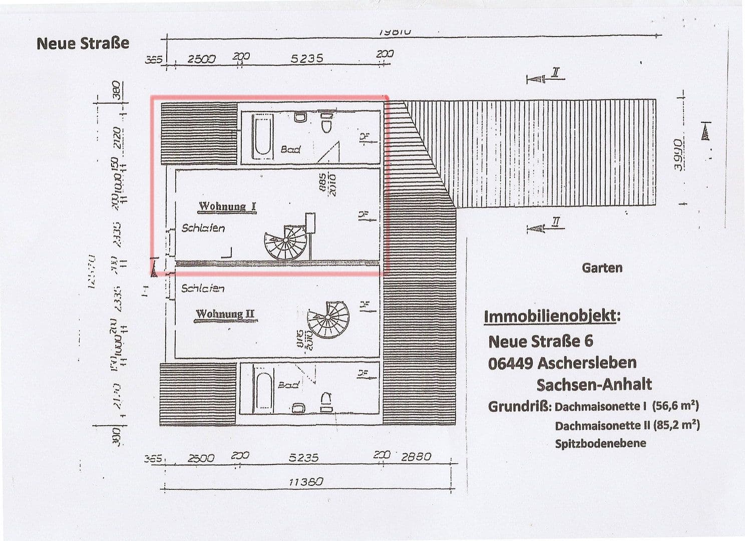 2 bedroom flat to rent, 57 m², Neue Straße 6, Aschersleben, Saxony-Anhalt 2 bedroom flat to rent, 57 m², Neue Straße 6, Aschersleben, Saxony-Anhalt