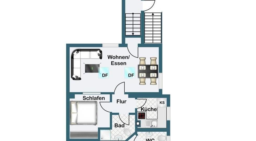 2 bedroom flat to rent, 60 m², Nikolausstraße 5, Fulda, Hesse 2 bedroom flat to rent, 60 m², Nikolausstraße 5, Fulda, Hesse