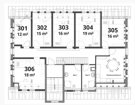 flat to rent, 19 m², Marktplatz 12, Furtwangen im Schwarzwald, Baden-Württemberg flat to rent, 19 m², Marktplatz 12, Furtwangen im Schwarzwald, Baden-Württemberg