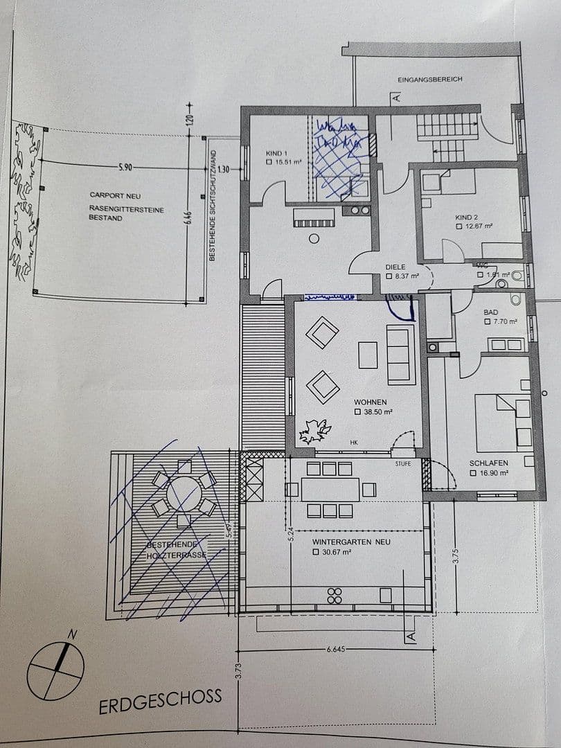 6 bedroom flat for sale, 125 m², Chieming, Bavaria 6 bedroom flat for sale, 125 m², Chieming, Bavaria