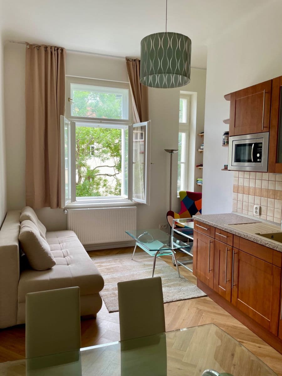 1 bedroom with open-plan kitchen flat to rent, 45 m², Finská, Prague, Prague 1 bedroom with open-plan kitchen flat to rent, 45 m², Finská, Prague, Prague