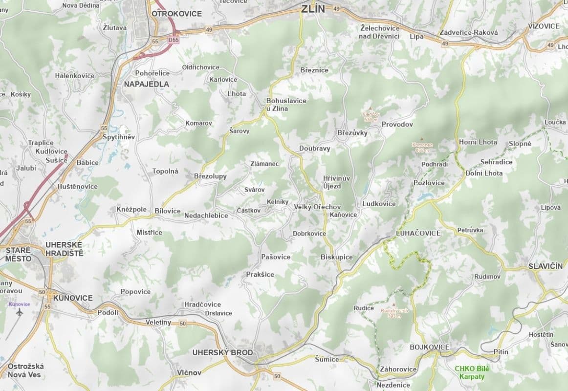 plot for sale, 4,334 m², Zlámanec, Zlínský Region plot for sale, 4,334 m², Zlámanec, Zlínský Region