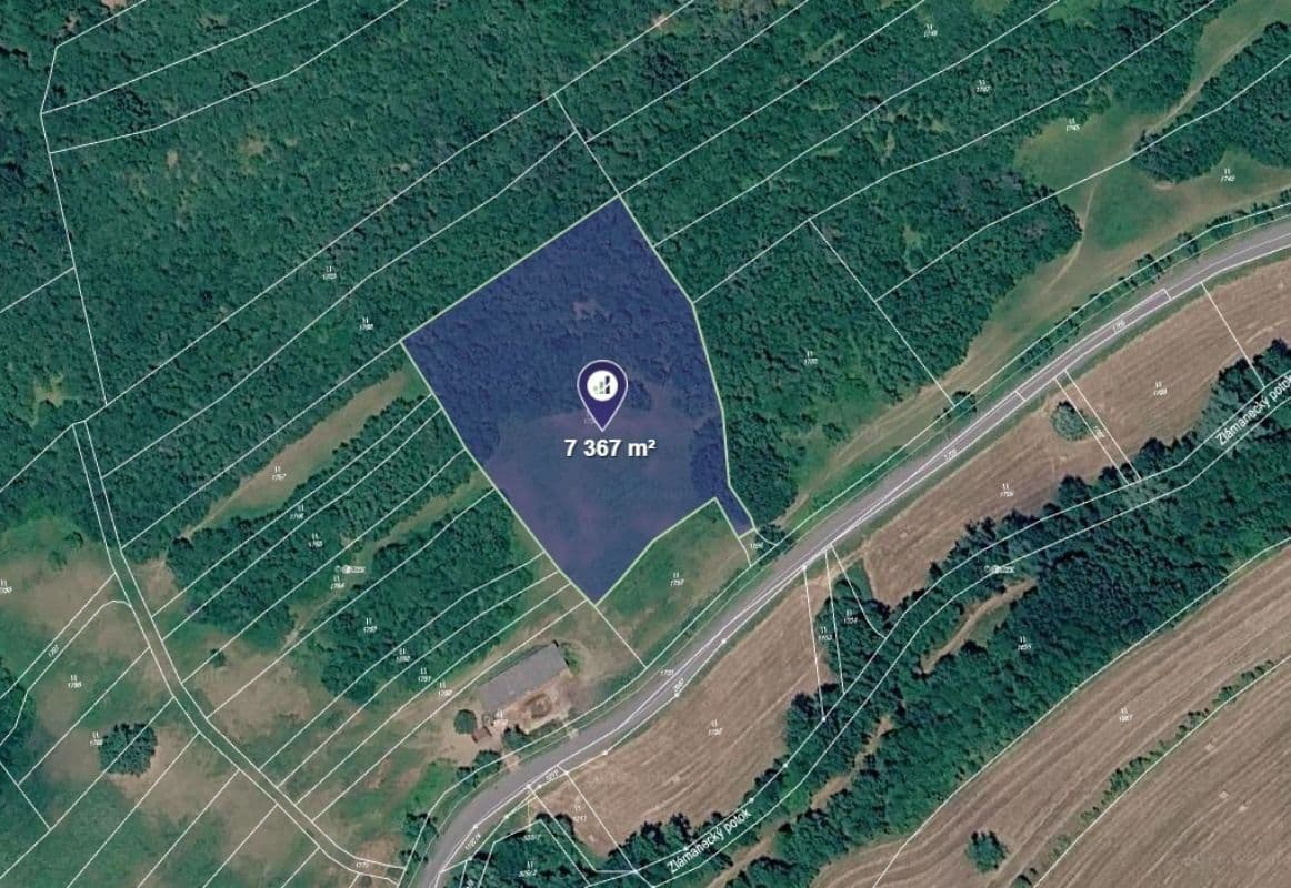 plot for sale, 7,367 m², Zlámanec, Zlínský Region plot for sale, 7,367 m², Zlámanec, Zlínský Region