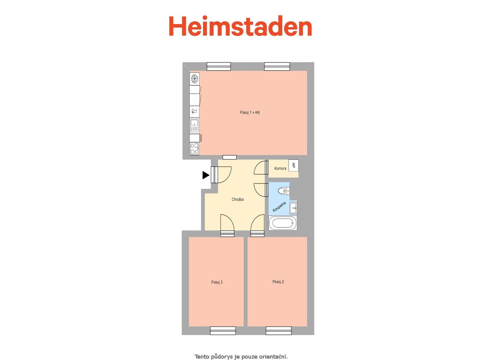 2 bedroom with open-plan kitchen flat to rent, 66 m², Hlavní třída, Havířov, Moravskoslezský Region 2 bedroom with open-plan kitchen flat to rent, 66 m², Hlavní třída, Havířov, Moravskoslezský Region