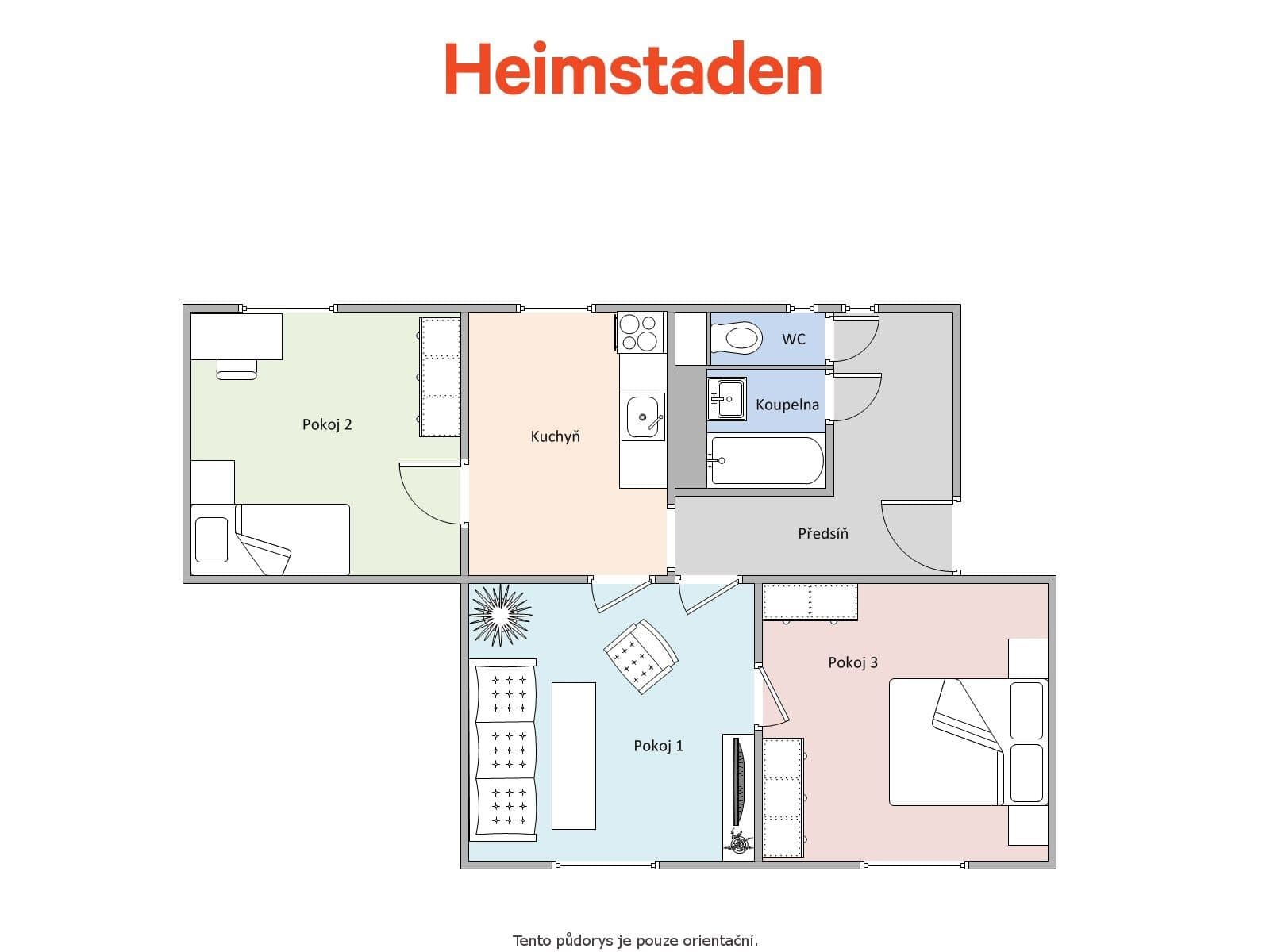 3 bedroom flat to rent, 68 m², Smetanova, Havířov, Moravskoslezský Region 3 bedroom flat to rent, 68 m², Smetanova, Havířov, Moravskoslezský Region