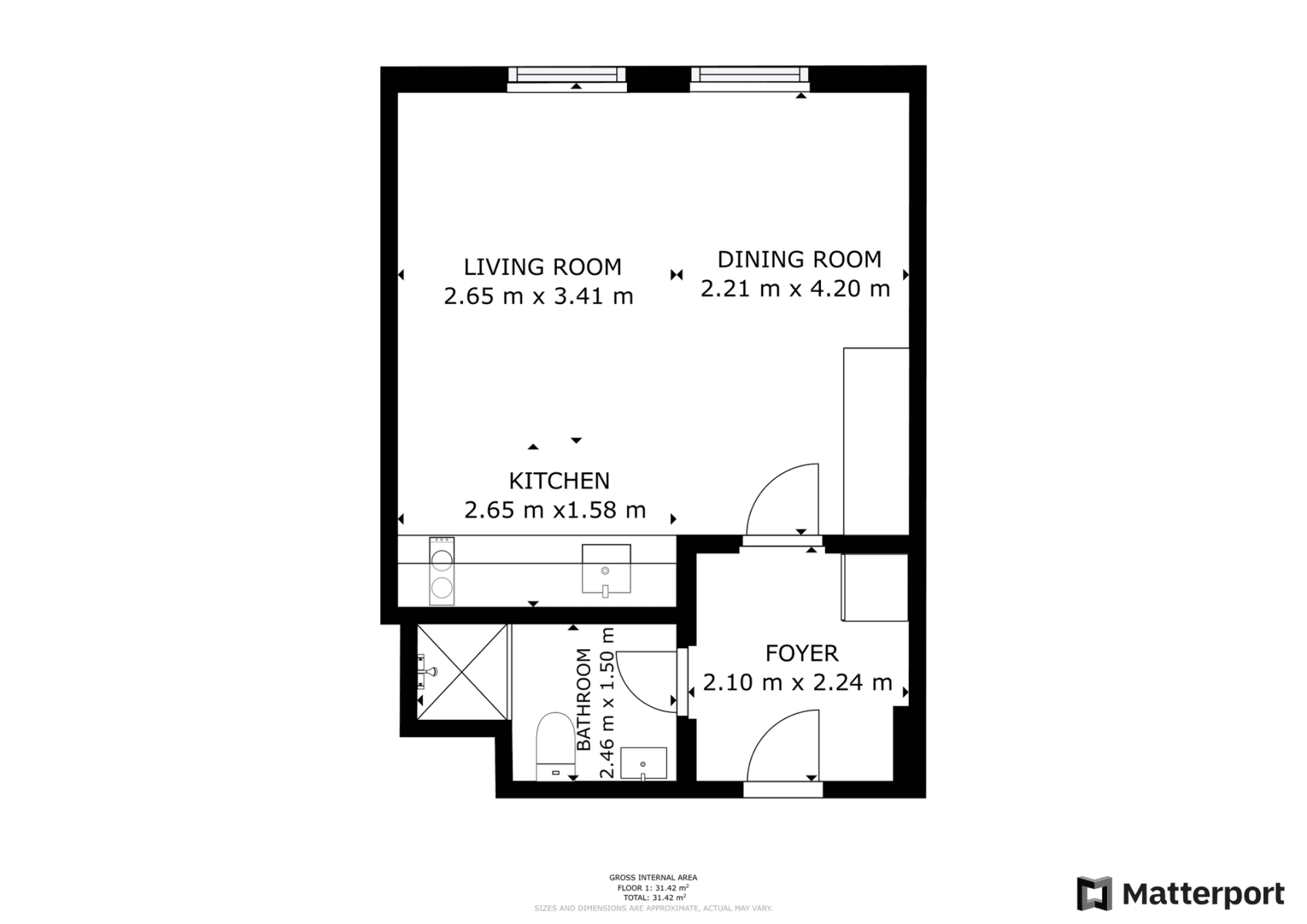 Studio flat to rent, 30 m², Grafická, Prague, Prague Studio flat to rent, 30 m², Grafická, Prague, Prague