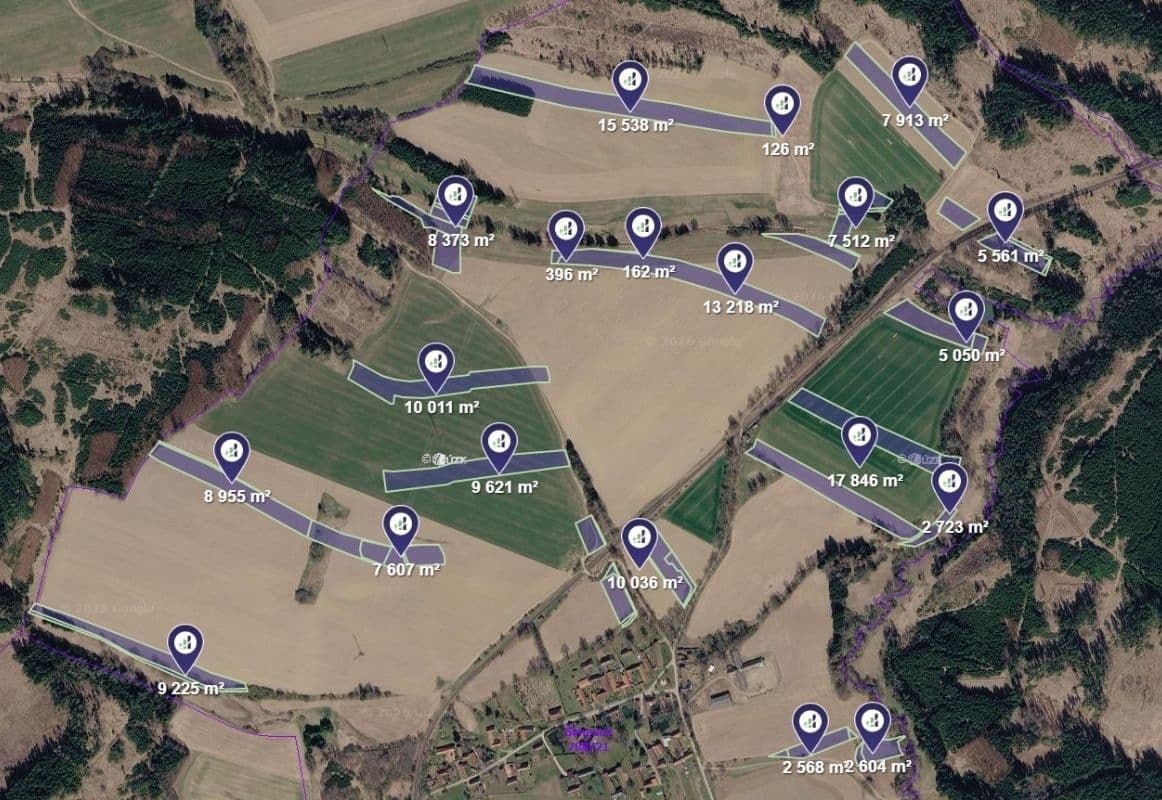 plot for sale, 1,295 m², Obrataň, Vysočina Region plot for sale, 1,295 m², Obrataň, Vysočina Region