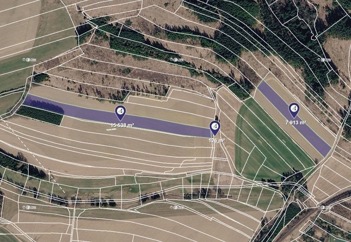 plot for sale, 1,295 m², Obrataň, Vysočina Region plot for sale, 1,295 m², Obrataň, Vysočina Region