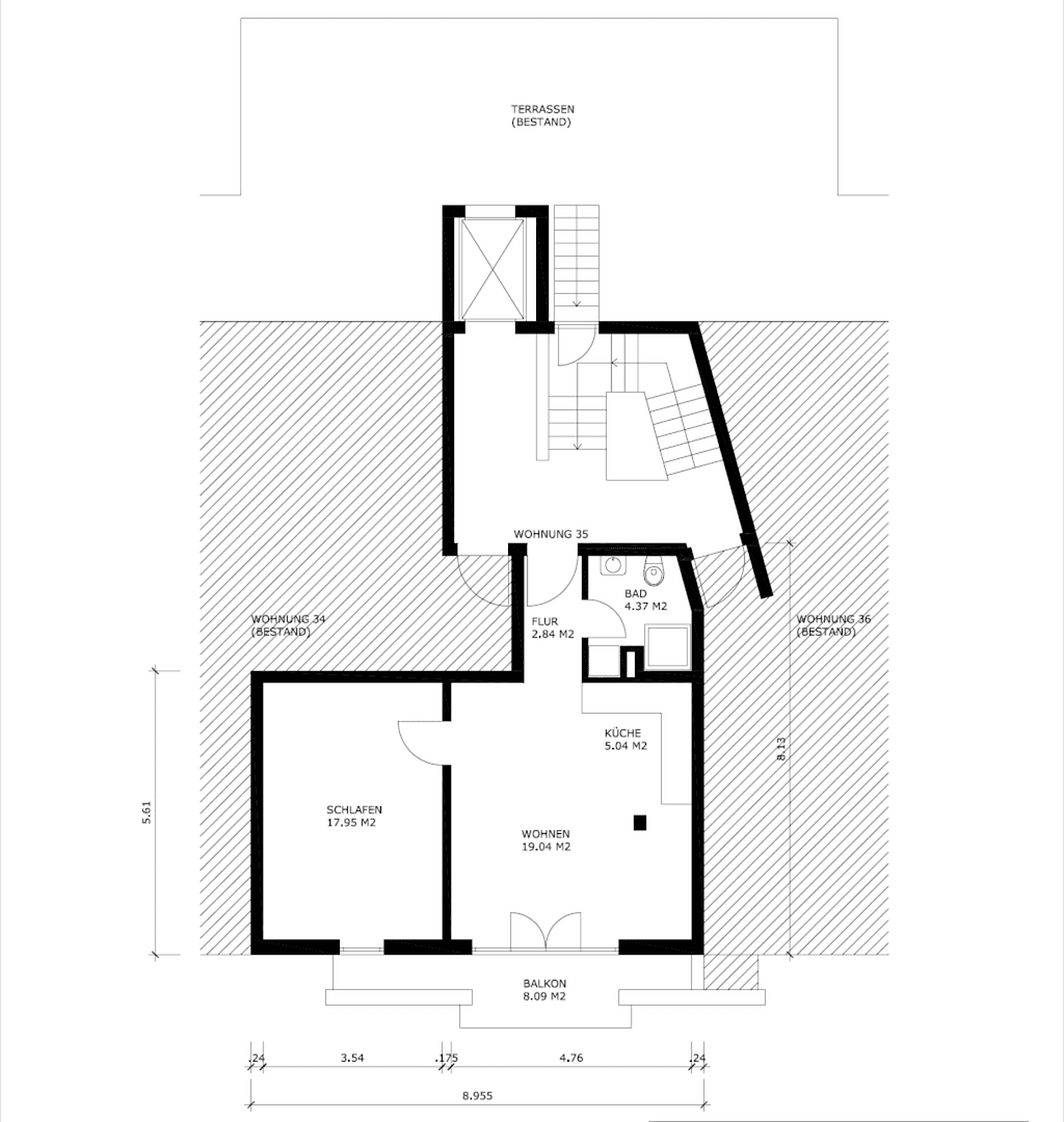 Studio flat to rent, 53 m², Wilhelm-Leuschner-Straße 47, Karlsruhe, Baden-Württemberg Studio flat to rent, 53 m², Wilhelm-Leuschner-Straße 47, Karlsruhe, Baden-Württemberg