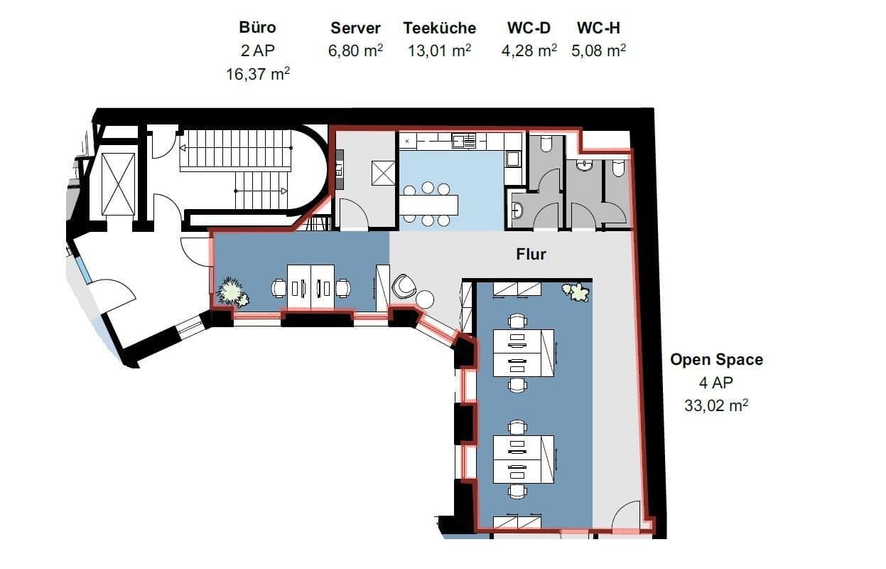 office to rent, 135 m², Stuttgart, Baden-Württemberg office to rent, 135 m², Stuttgart, Baden-Württemberg