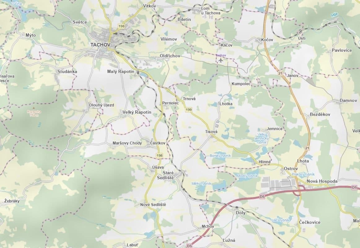 plot for sale, 1,018 m², Částkov, Plzeňský Region plot for sale, 1,018 m², Částkov, Plzeňský Region