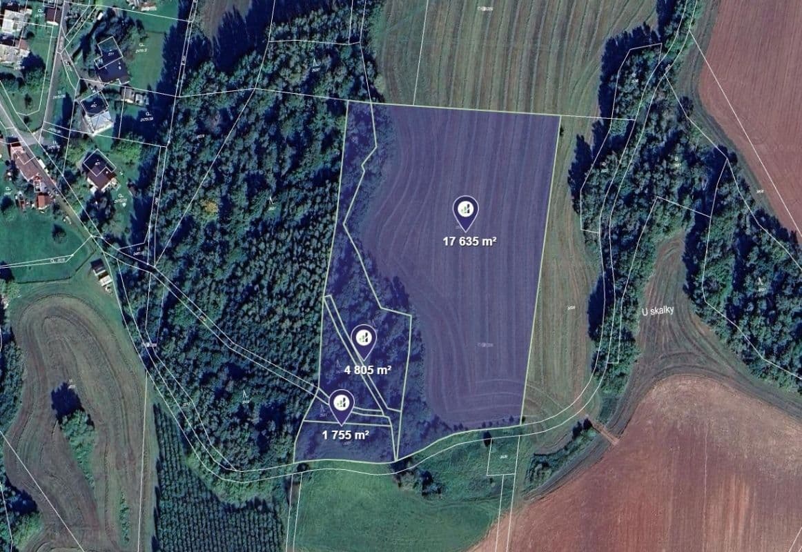 plot for sale, 24,195 m², Chotěvice, Královéhradecký Region plot for sale, 24,195 m², Chotěvice, Královéhradecký Region