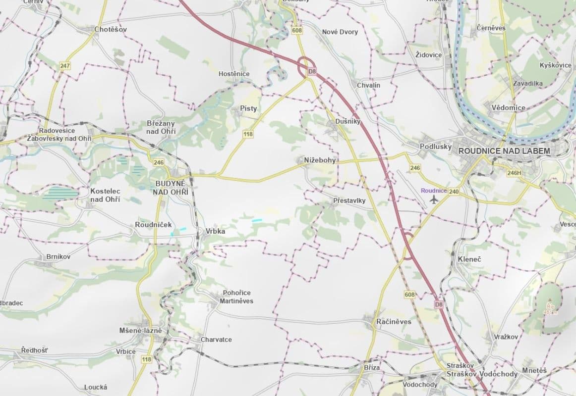 plot for sale, 7,827 m², Budyně nad Ohří, Ústecký Region plot for sale, 7,827 m², Budyně nad Ohří, Ústecký Region
