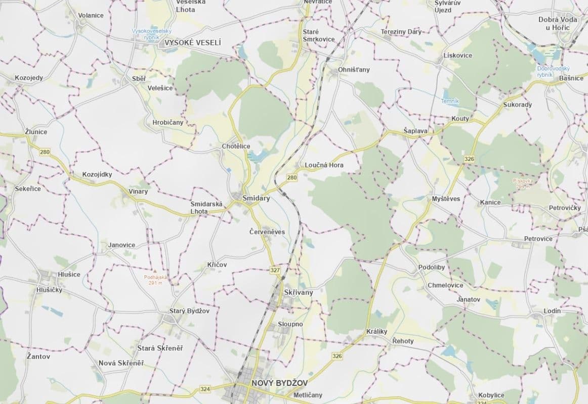 plot for sale, 3,428 m², Smidary, Královéhradecký Region plot for sale, 3,428 m², Smidary, Královéhradecký Region