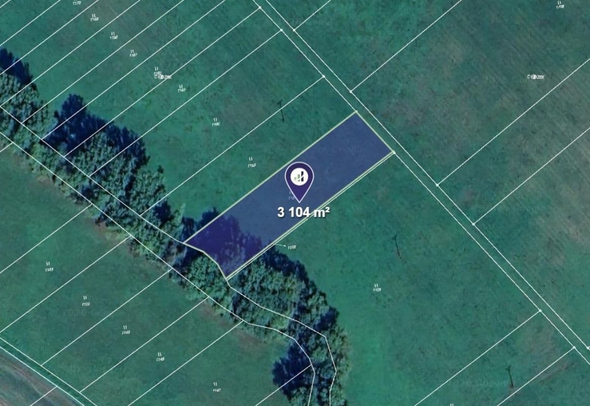 plot for sale, 2,282 m², Smidary, Královéhradecký Region plot for sale, 2,282 m², Smidary, Královéhradecký Region