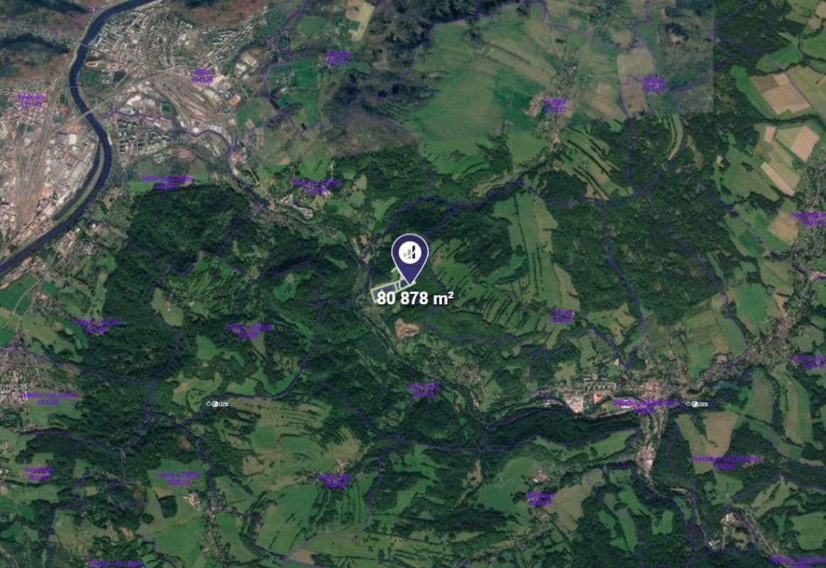 plot for sale, 80,878 m², Malá Veleň, Ústecký Region plot for sale, 80,878 m², Malá Veleň, Ústecký Region