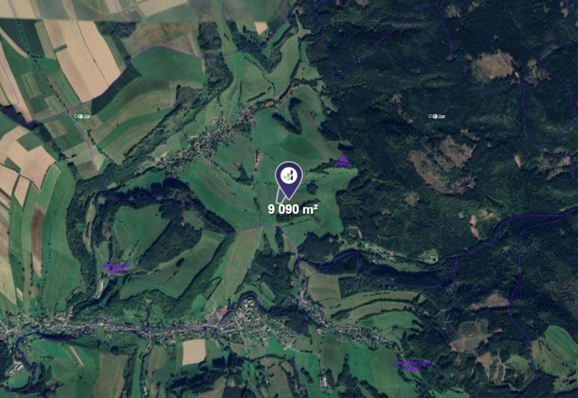 plot for sale, 9,090 m², Machov, Královéhradecký Region plot for sale, 9,090 m², Machov, Královéhradecký Region