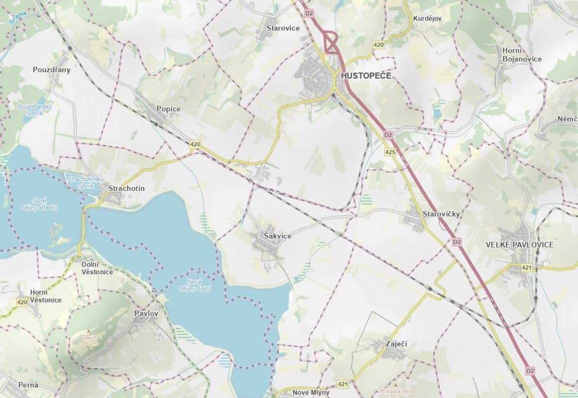 plot for sale, 3,827 m², Šakvice, Jihomoravský Region plot for sale, 3,827 m², Šakvice, Jihomoravský Region