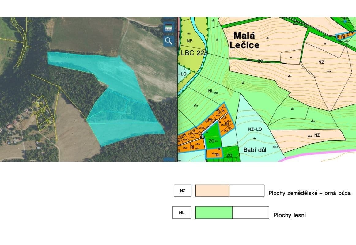 plot for sale, 56,080 m², Bojanovice, Středočeský Region plot for sale, 56,080 m², Bojanovice, Středočeský Region