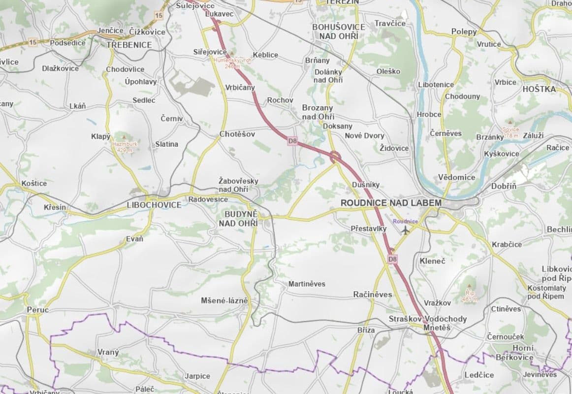 plot for sale, 3,696 m², Budyně nad Ohří, Ústecký Region plot for sale, 3,696 m², Budyně nad Ohří, Ústecký Region