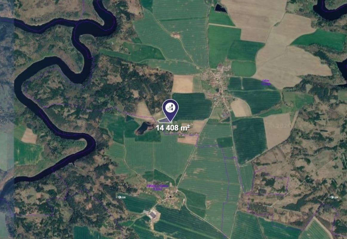 plot for sale, 14,408 m², Oslov, Jihočeský Region plot for sale, 14,408 m², Oslov, Jihočeský Region