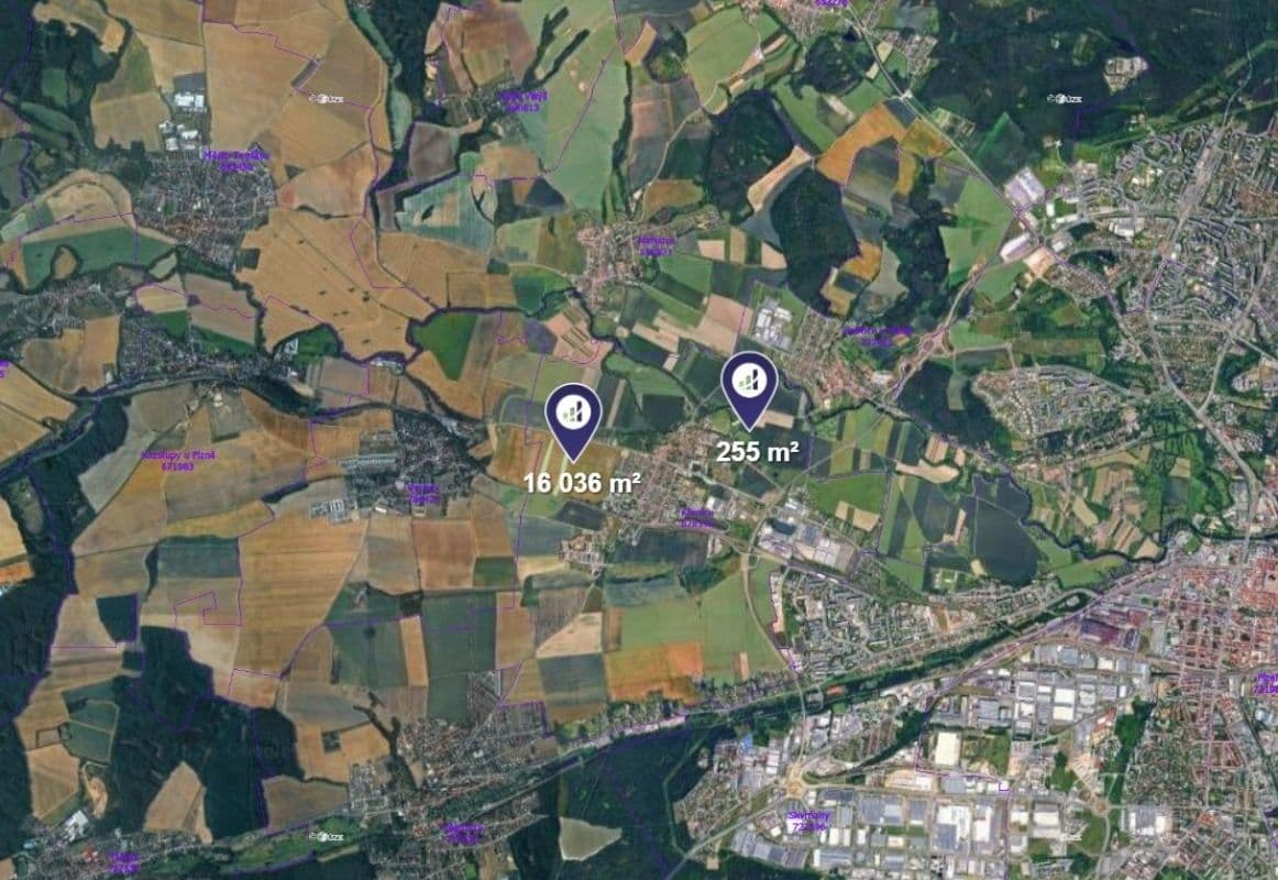 plot for sale, 4,073 m², Plzeň, Plzeňský Region plot for sale, 4,073 m², Plzeň, Plzeňský Region