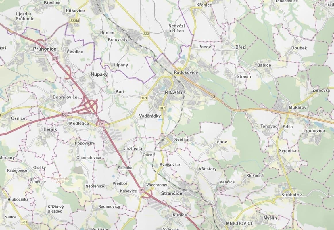 plot for sale, 7,280 m², Říčany, Středočeský Region plot for sale, 7,280 m², Říčany, Středočeský Region