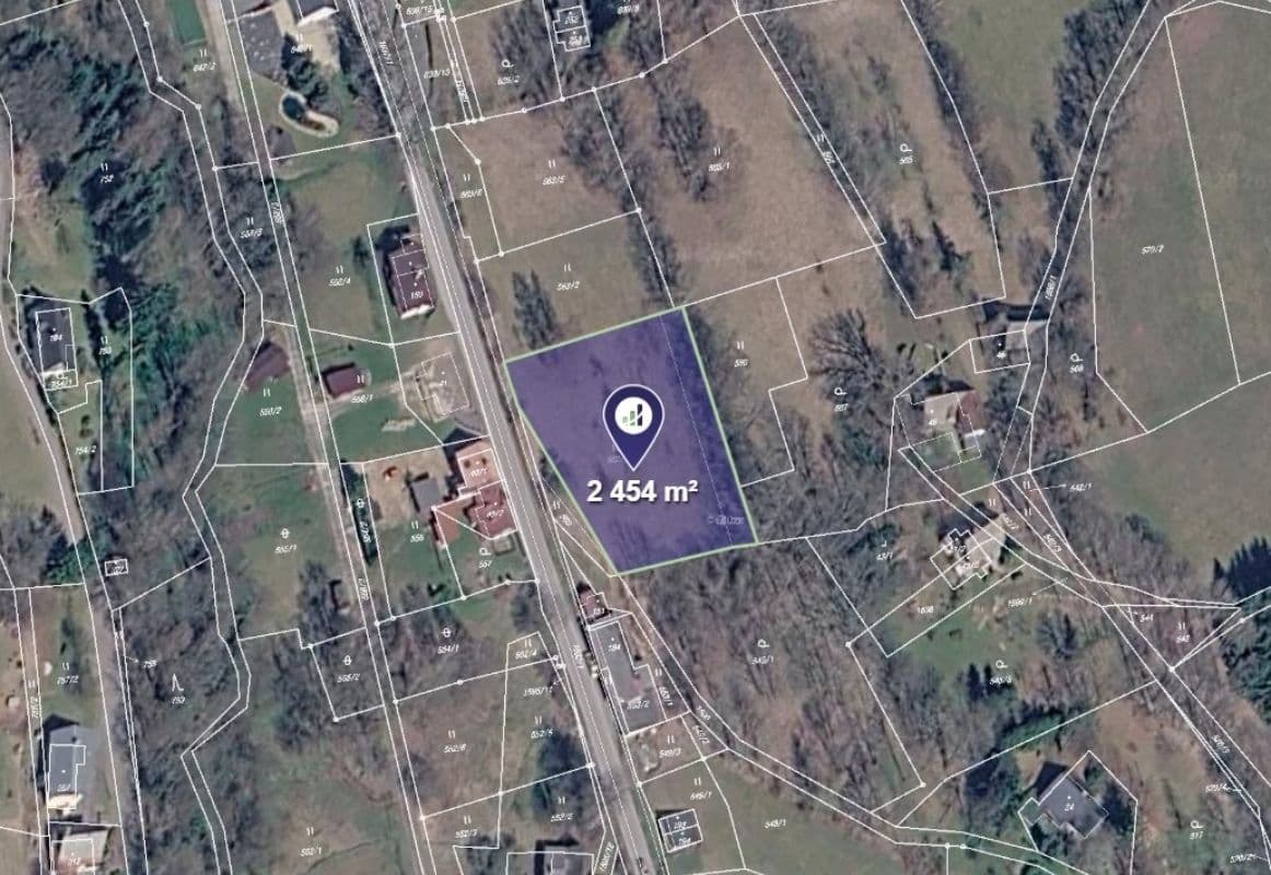 plot for sale, 2,454 m², Zlatá Olešnice, Liberecký Region plot for sale, 2,454 m², Zlatá Olešnice, Liberecký Region