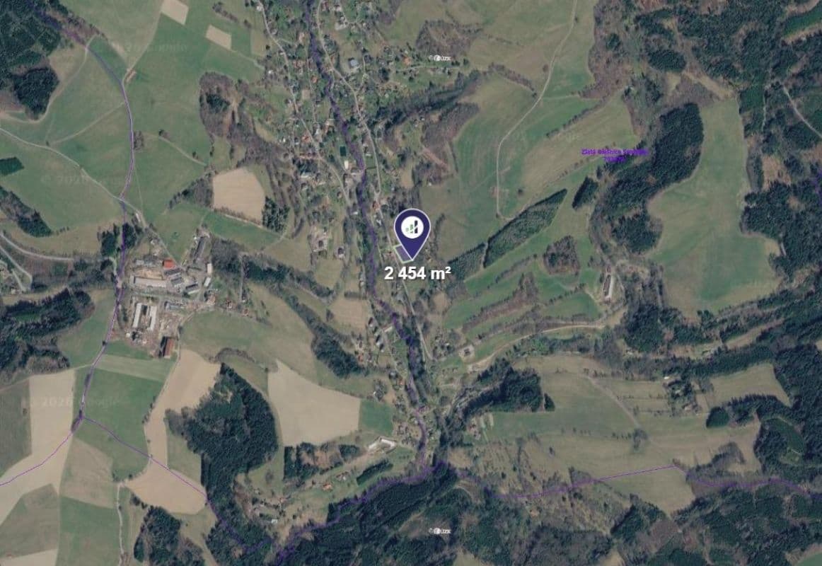 plot for sale, 2,454 m², Zlatá Olešnice, Liberecký Region plot for sale, 2,454 m², Zlatá Olešnice, Liberecký Region