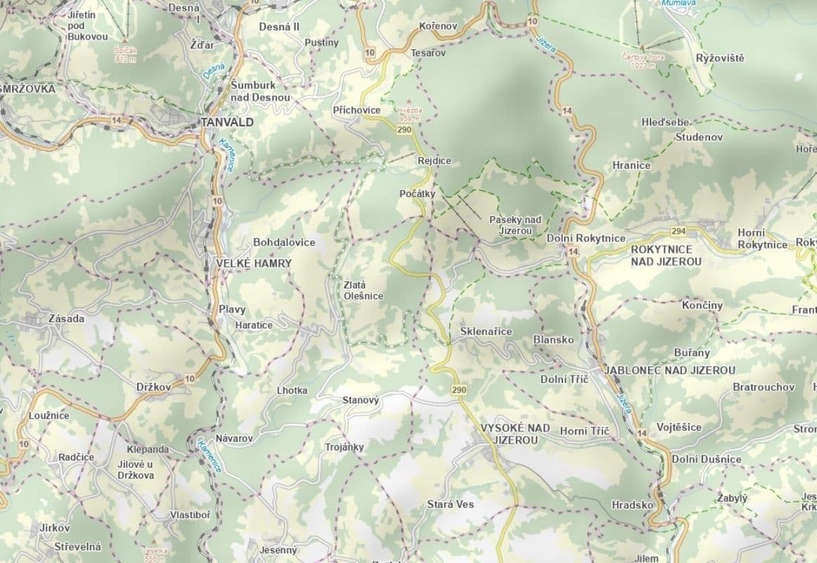 plot for sale, 2,454 m², Zlatá Olešnice, Liberecký Region plot for sale, 2,454 m², Zlatá Olešnice, Liberecký Region