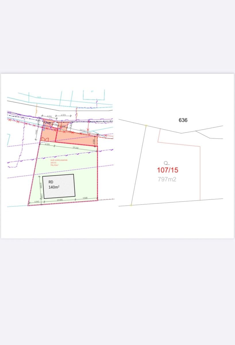 plot for sale, 797 m², Třebeň, Karlovarský Region plot for sale, 797 m², Třebeň, Karlovarský Region