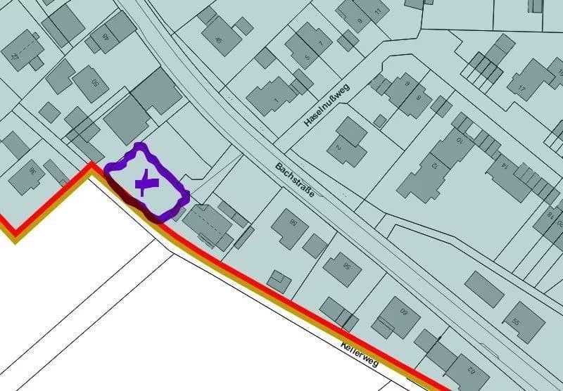 plot for sale, 481 m², Bachstraße 52, Senden, Bavaria plot for sale, 481 m², Bachstraße 52, Senden, Bavaria