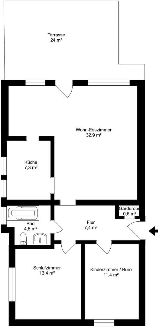 3 bedroom flat for sale, 83 m², Dormagen, North Rhine-Westphalia 3 bedroom flat for sale, 83 m², Dormagen, North Rhine-Westphalia