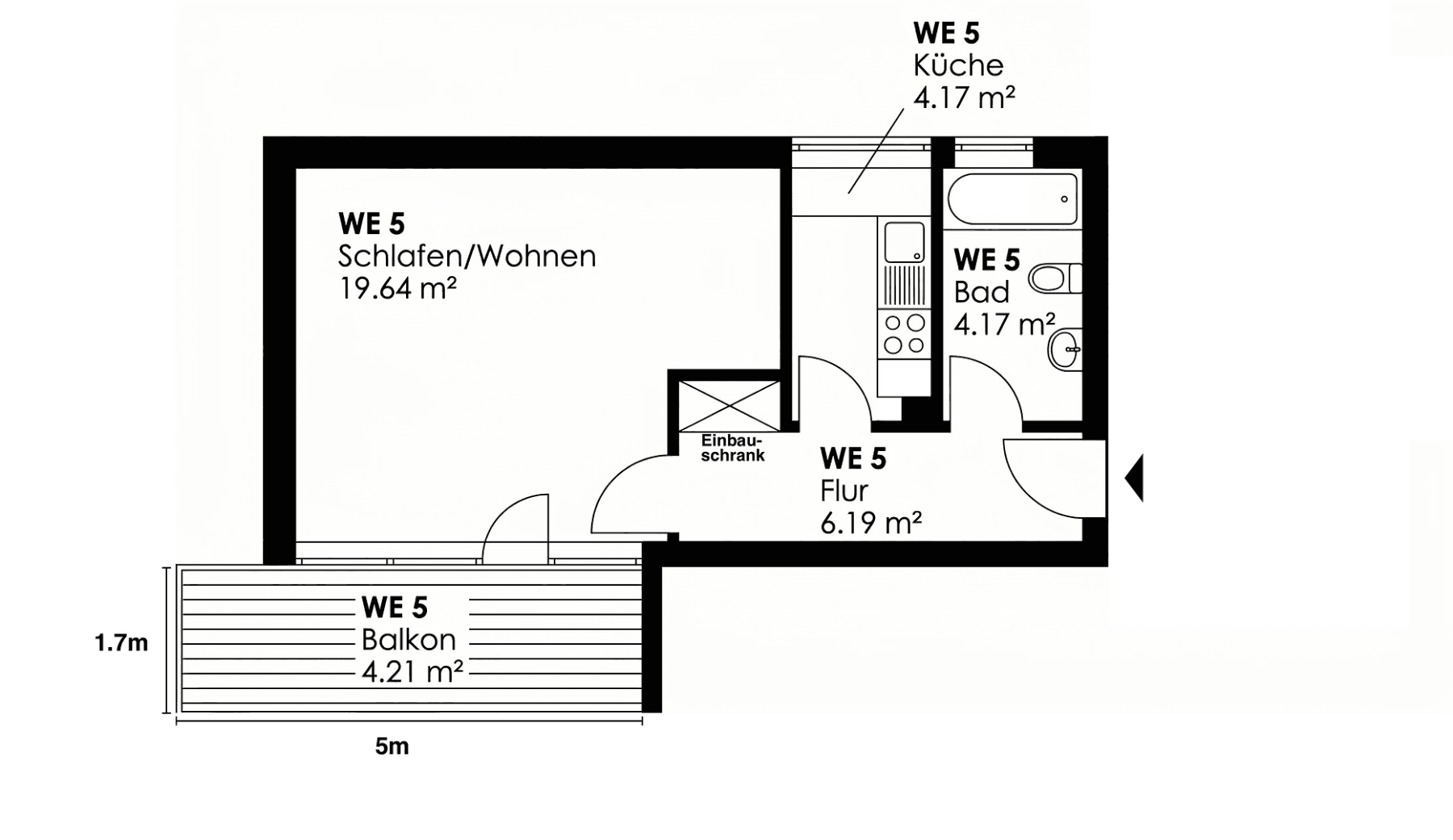 1 bedroom flat for sale, 38 m², Regensburg, Bavaria 1 bedroom flat for sale, 38 m², Regensburg, Bavaria
