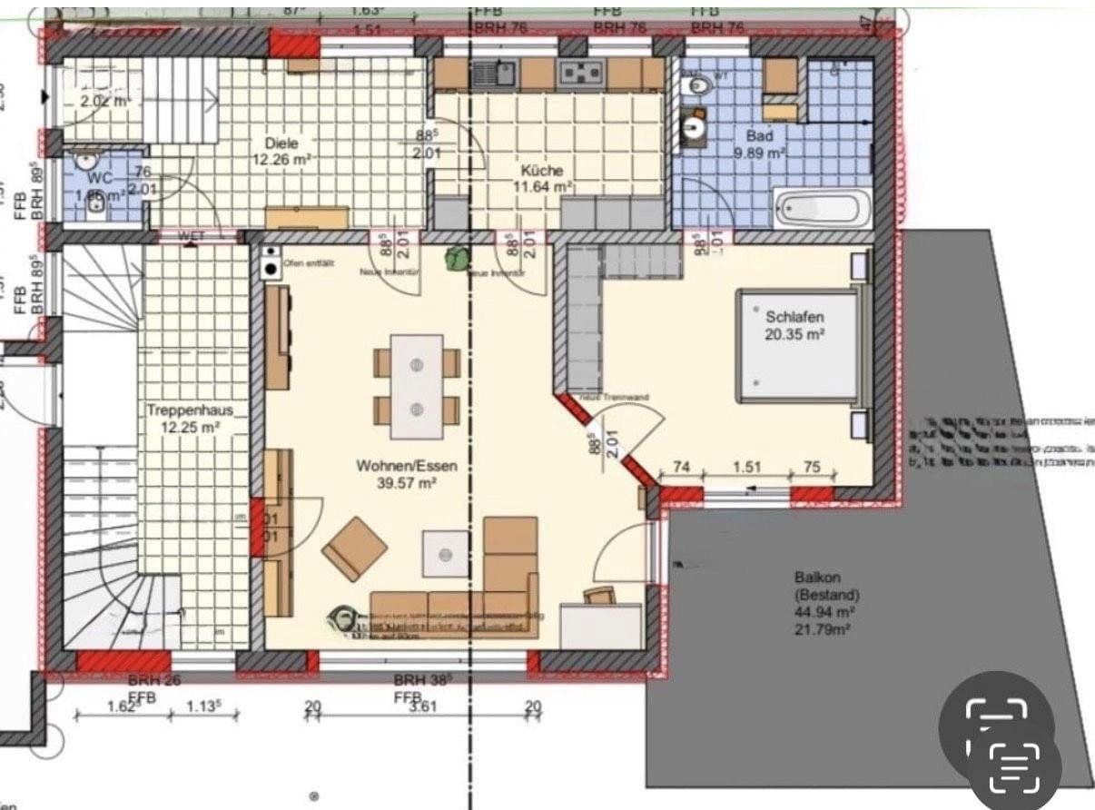 2 bedroom flat to rent, 119 m², Windsbach, Bavaria 2 bedroom flat to rent, 119 m², Windsbach, Bavaria