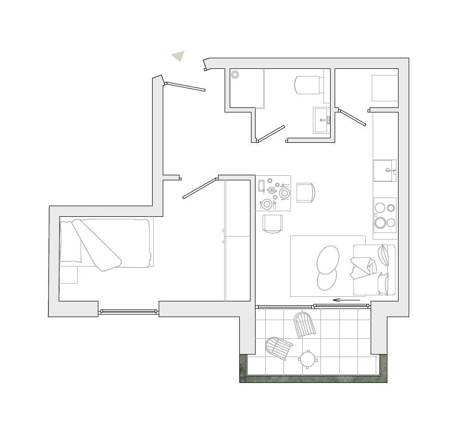2 bedroom flat to rent, 34 m², Lerchenfeldstraße 28, München-Altstadt-Lehel, Bavaria 2 bedroom flat to rent, 34 m², Lerchenfeldstraße 28, München-Altstadt-Lehel, Bavaria