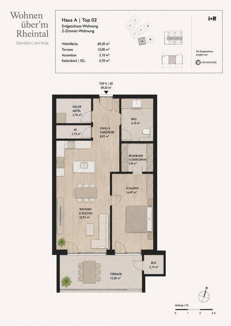 2 bedroom flat to rent, 69 m², Hermann-Gmeiner-Weg 5/2, Dornbirn, Vorarlberg 2 bedroom flat to rent, 69 m², Hermann-Gmeiner-Weg 5/2, Dornbirn, Vorarlberg