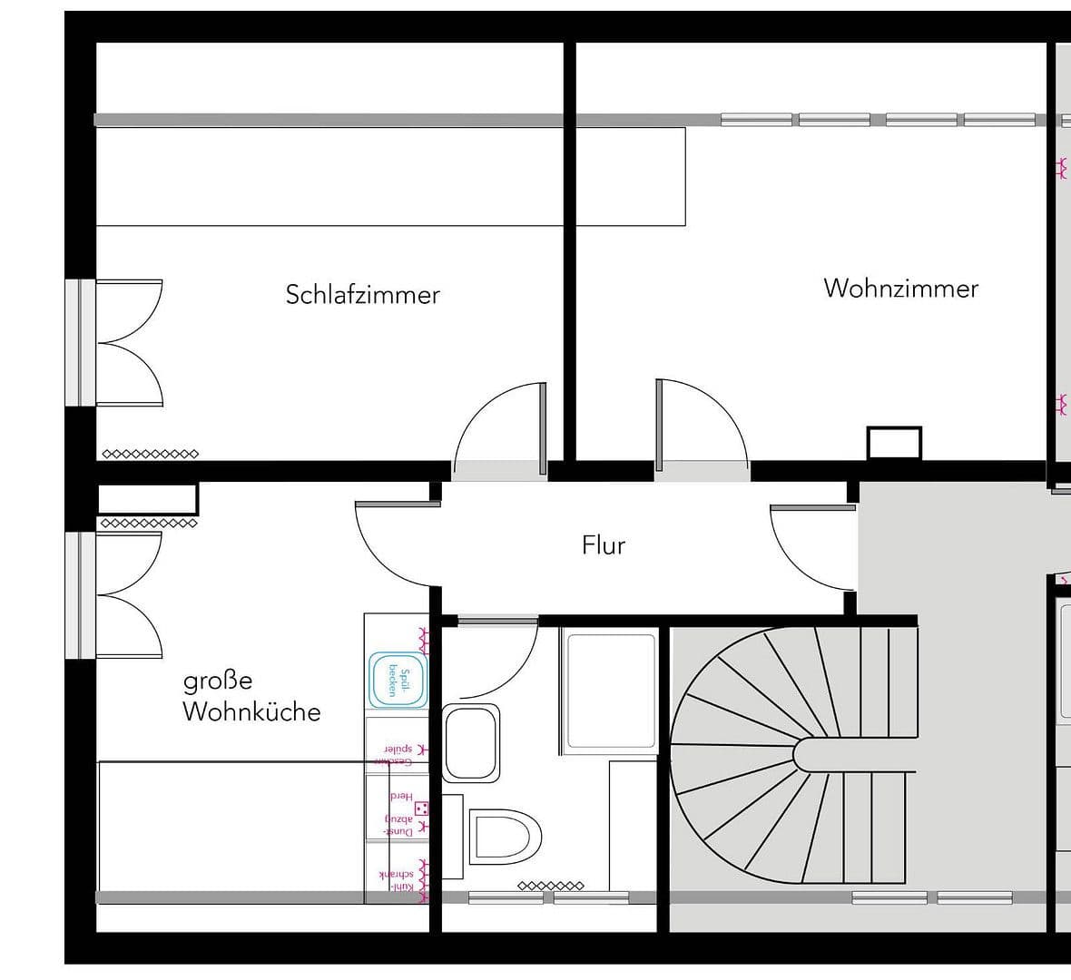 1 bedroom with open-plan kitchen flat to rent, 70 m², Parkstraße 131, Lüdenscheid, North Rhine-Westphalia 1 bedroom with open-plan kitchen flat to rent, 70 m², Parkstraße 131, Lüdenscheid, North Rhine-Westphalia