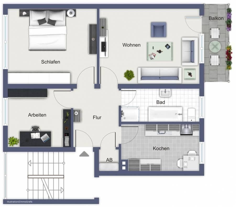 3 bedroom flat to rent, 71 m², Dr.-Doetsch-Str. 27, Euskirchen, North Rhine-Westphalia 3 bedroom flat to rent, 71 m², Dr.-Doetsch-Str. 27, Euskirchen, North Rhine-Westphalia